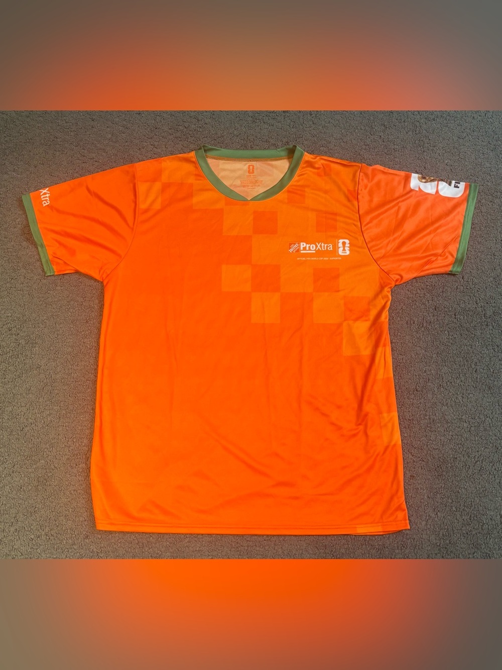 Home Depot FIFA 2026 World Cup Orange Soccer Football Jersey XXL New